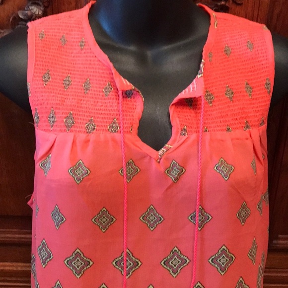 Love J sheer boho tunic top M - Picture 3 of 6